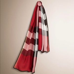 Burberry Lightweight Silk Scarf